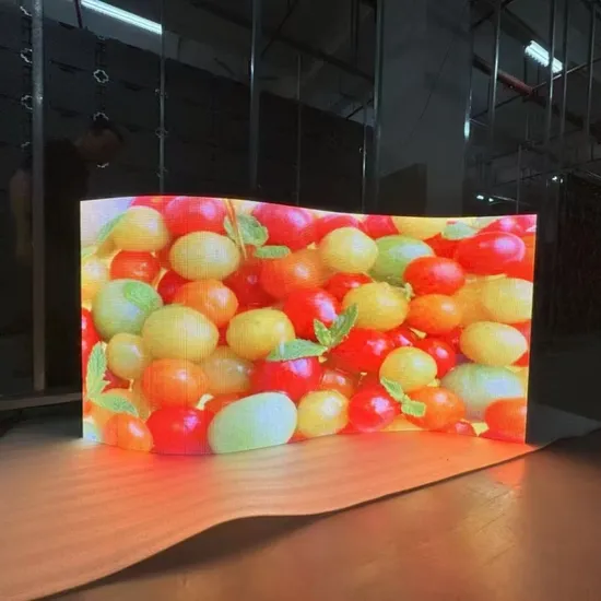 High Definition P1.56 Flexible LED Screen Display for Creative Installations 
