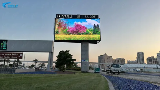 Outdoor Waterproof High Brightness Full Color Commercial Advertising LED Display Sign Billboard 