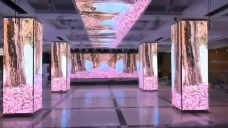 P4 Special Design Indoor LED Display Screen (creative Three/four sides) 