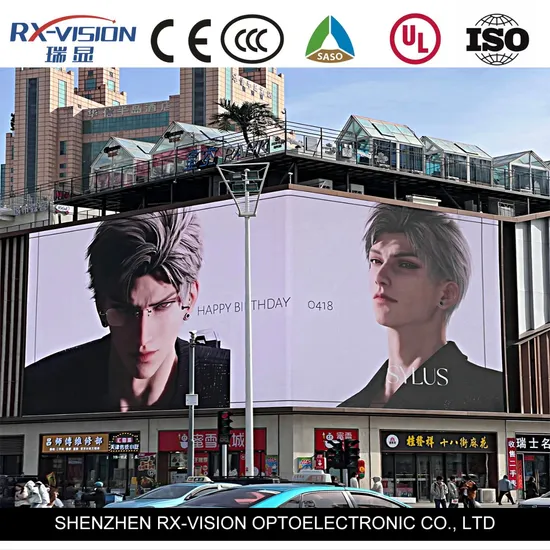 Outdoor Fixed P3.076 LED Video Wall Display Digital Signage Large Screen for Commercial Advertising 