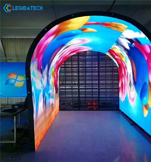 Fine Pitch LED Flexible Screen Curve Stage Backdrop P1.86 P2 P3mm LED Display 