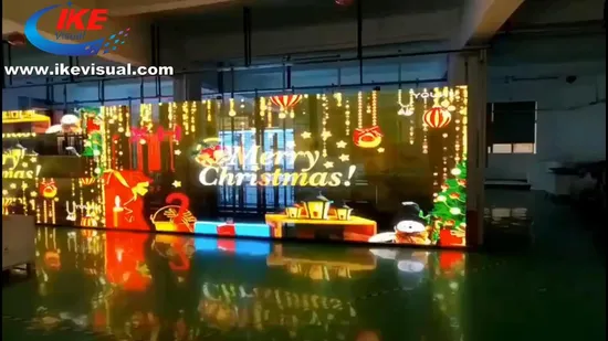 New Design P3.91 Indoor Transparent LED Film Screen Indoor Outdoor Full Color Advertising Rental Curved Digital Flexible Poster Window LED Display Advertising 