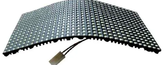 Indoor Full Color Magnetic Module Front Maintenance Custom Made Flexible LED Module Soft LED Module 
