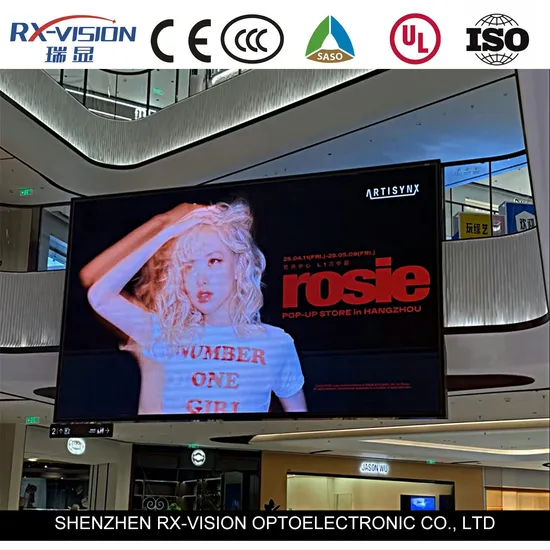 HD Pixel Indoor P1.25 Screen Shopping Center Commercial Advertising Display Custom Event Creative LED Screen 