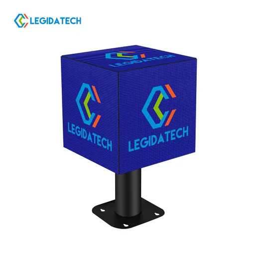 High Resolution P2.5 Outdoor LED Cube Screen Creative 3D 5 Sides 4 Sides Advertising Cube Logo Customized LED Display 