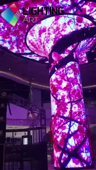 Indoor Flexible Soft Creative 240X120mm P2.5 LED Display 