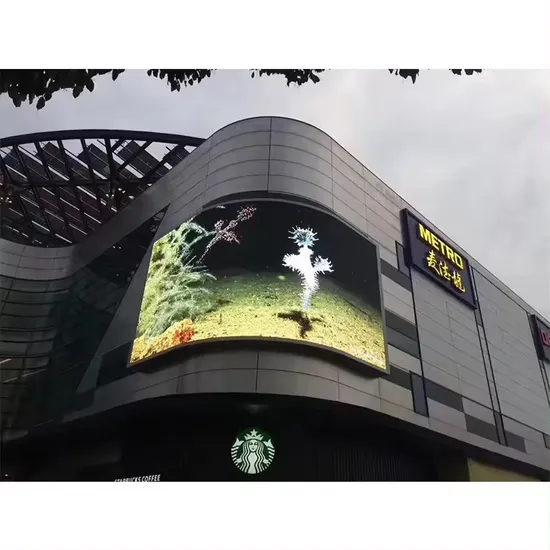 Manufacture Advertising P6 Outdoor Full Color Fixed Curved Flexible LED Display 