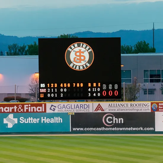 Easy to Assemble Football LED Billboard P10 Sports Stadium LED Display 