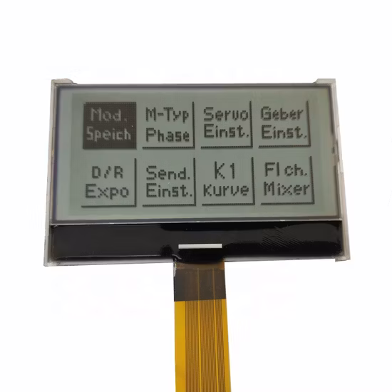 FSTN LCD Display White LED Backlight LCD Graphics 128X64 Display Module