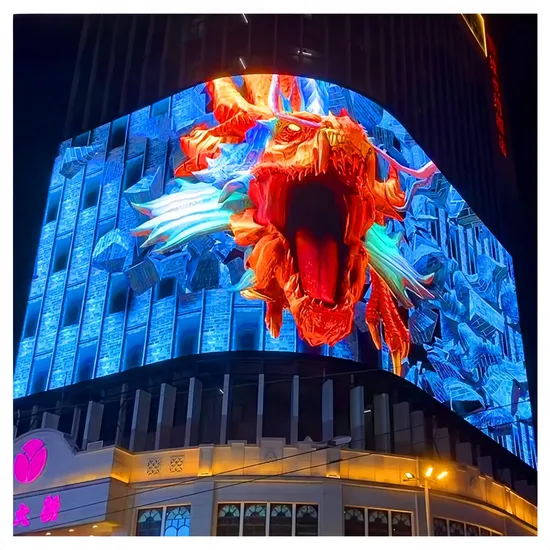 Outdoor Fixed Instalation P4mm LED Display Screen 768X768mm Iron Box High Brightness 