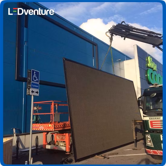 Rental Outdoor P4.81 Full Color Advertising High Quality LED Billboard