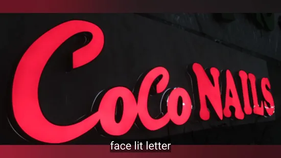 Creative LED Channel Letter Outdoor LED for Display 